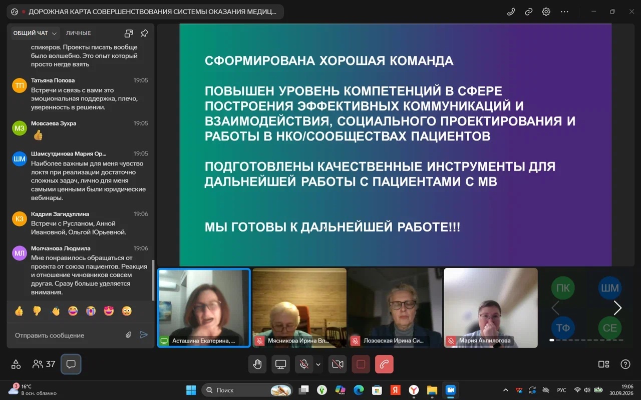 30.09.2026 Проект завершен: как ВСП усилил региональные сообщества пациентов с муковисцидозом